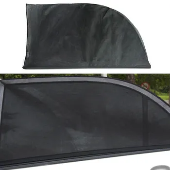 

New 2Pcs Car Rear Window Anti-UV Sunshade Sunshine Blocker Protector Cover Seat Shade Mesh Blind