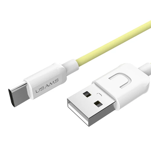 Кабель usb type-C, 1m 2A USB C зарядное устройство USB кабель для samsung Galaxy S9 Plus samsung Note 8 S8 Xiaomi OnePlus 5t кабель type-C - Цвет: yellow