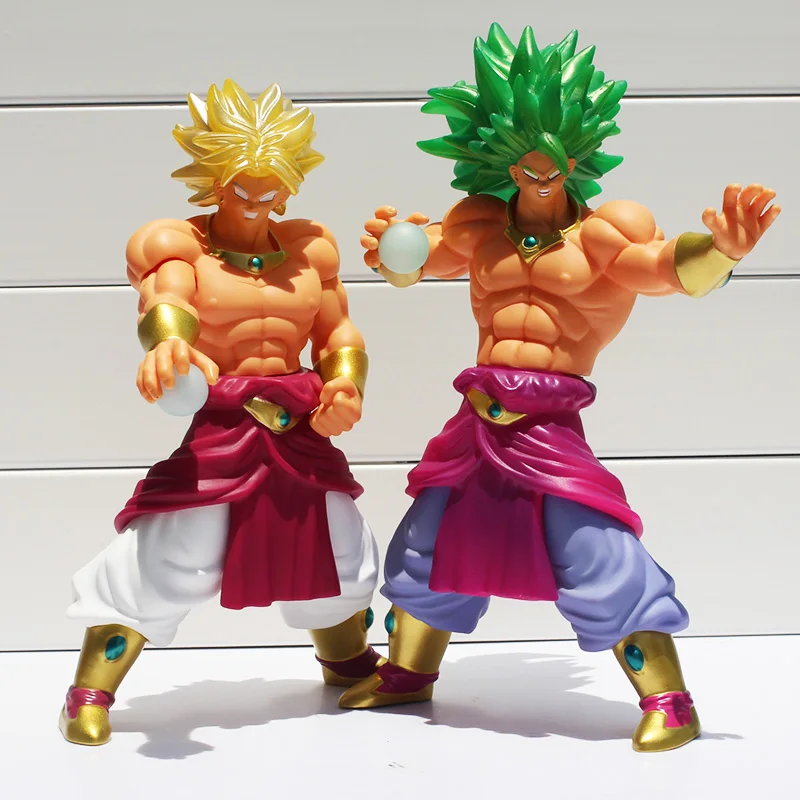 27cm Dragon Ball Z Action Figures Super Saiyan Broly Toys 2 Style Dragonball Broly Action Figure ...