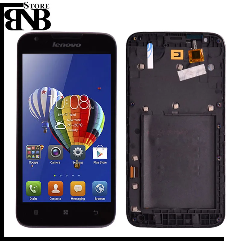 

A680 LCD for Lenovo A680 LCD Display and Touch Screen Digitizer Assembly With Frame A680 5.0 inch LCD Display Replacement parts