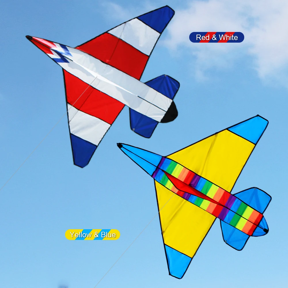 135 * 122cm Colorful Airplane Kite Outdoor Sport Single Line Flying