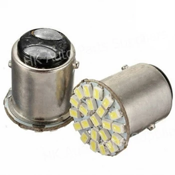 

1157 22 SMD 1206 Car Led Lamp 22smd Brake Rear Lights Parking Lamps 22led Turn Signal Bulbs DC 12V 10pcs/lot BAY15D P21/5W