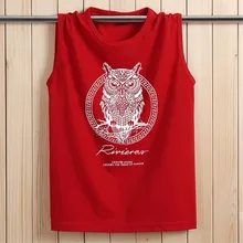 Men’s Muslce Vest Tank Tops Owl