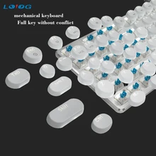 2017 Wired Waterproof Multimedia Gaming Game Key Mechanical Keyboard Keycaps Switch Usb Cable Backlight Teclado Mecanico Klavye