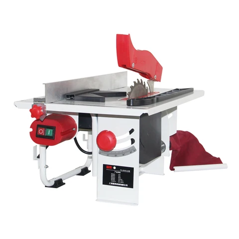 Serra da Tabela de Domicílios Mesa de Serra de Corte de Fio de Cobre v para Trabalhar Dust-free Push Mini Serra Elétrica 800 w 220 Madeira Desktop Máquina Fs-200