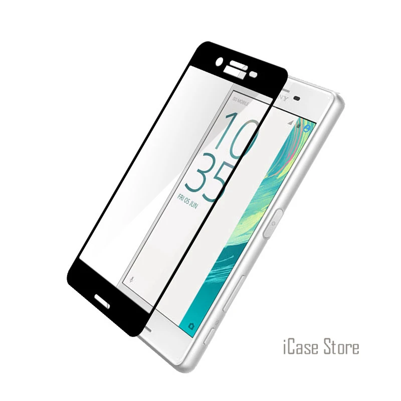 9H полное покрытие закаленное стекло для Sony Xperia XA F3111 F3113 F3115 Dual F3112 f3116 X F5121 F5122
