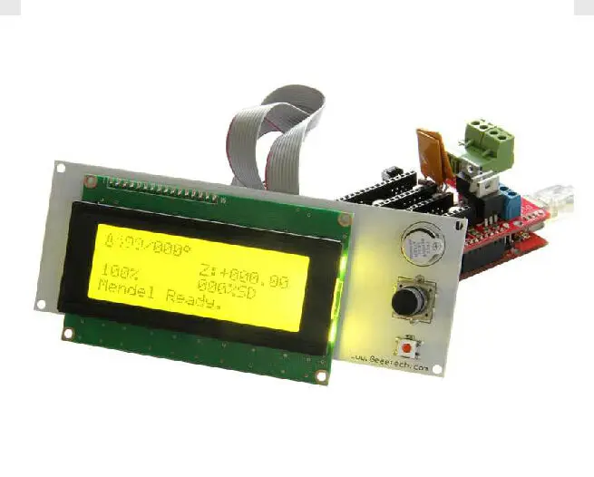 RAMPS1.4 LCD2004 Интеллектуальный интеллектуальный контроллер LCD 2004 для 3D принтера RepRap |