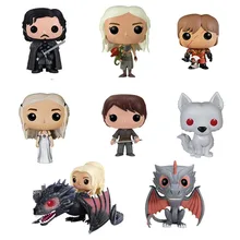 Hot Movie Game Of Thrones Jon Snow Daenerys Tyrion Ghost all kinds of Action Figure font