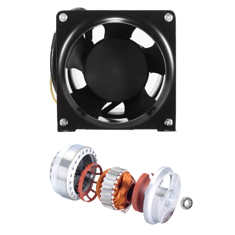 4/6inch Meatal Exhaust Inline Duct Fan Ventilation Fan for Greenhouse Grow Tents with Carbon Filters Air Exhaust Fan  Aluminum