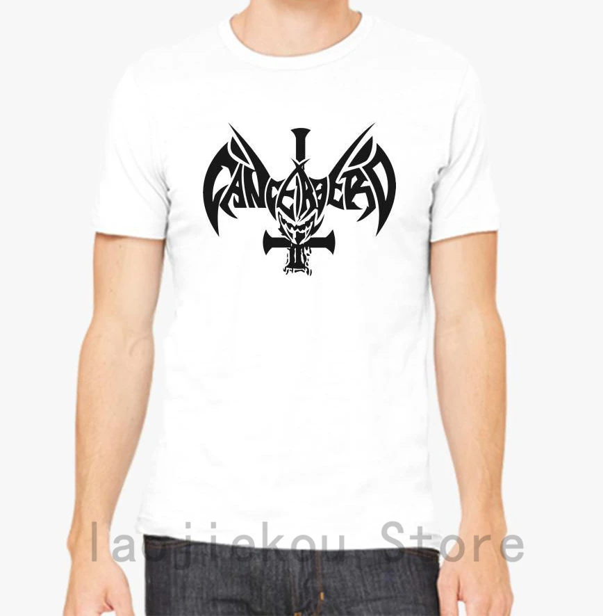 

Canserbero logo T shirt men tshirt women tops tee 100% cotton funny print O-neck Short Sleeve t-shirt