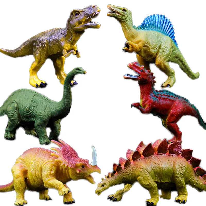 Динозавр модель Юрского периода cretaceus carnivous herbivorus ПВХ детские игрушки | Игрушки и