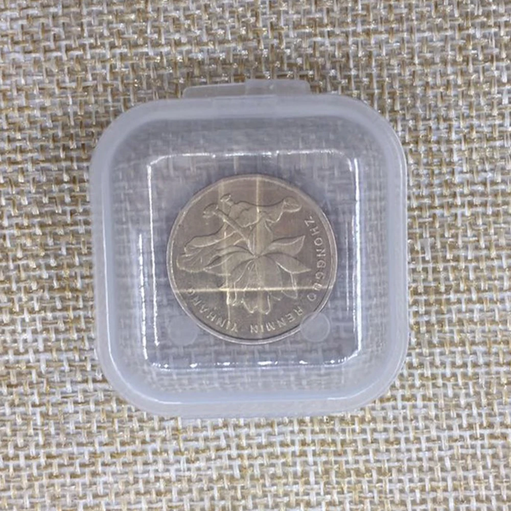 10 шт./компл. пластиковая мини коробка для хранения 35*35*18 мм прозрачные