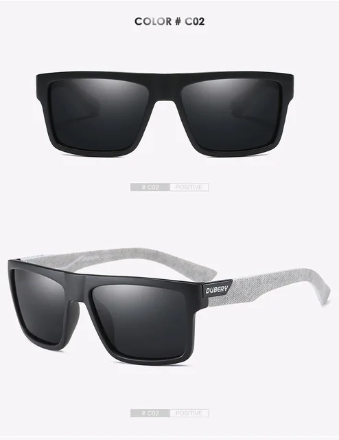 Бренд dubery, дизайнерские поляризованные солнцезащитные очки, мужские очки для вождения, Мужские Винтажные Солнцезащитные очки для мужчин Spuare, цветные летние очки 918 - Цвет линз: 2