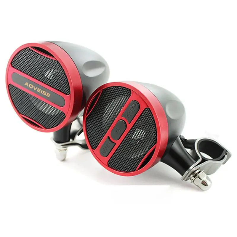 AOVEISE 3 дюйма 40 Вт MP3 музыкальный аудио плеер Bluetooth колонки для мотоцикла