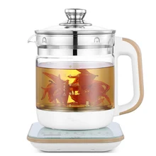 VOSOCO Electric kettle 800W 1.8L Prevent dry burning Multi function boron silicon glass Health preserving heat preservation