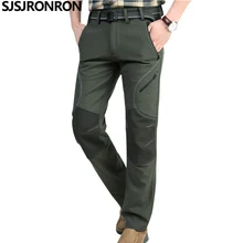 Hot Men Ski Hiking Snowboard Trekking Pants With A Belt Outdoor Windproof Pants Waterproof Sports Trousers Soft Shell KZ002