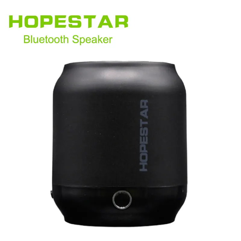 HOPESTAR H8 Мини Bluetooth динамик Портативный беспроводной бас стерео MP3 плеер Поддержка USB TF AUX FM handfree для телефона компьютера - Цвет: black