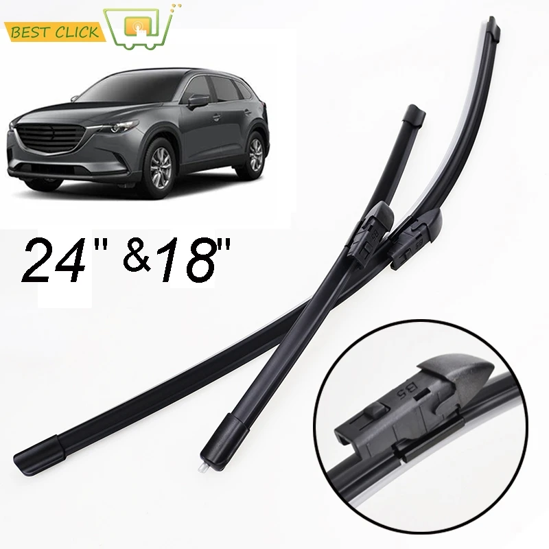 Набор щёток стеклоочистителя Misima для лобового стекла Mazda CX 9 CX9 MK2 2016 2017 2018 2019 2020 24