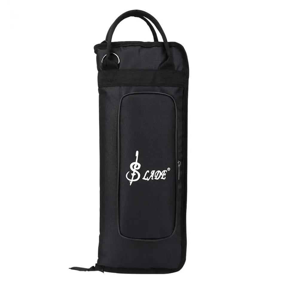 Drum Stick Bag Water Resistant Oxford Cloth Black Drumstick Storage