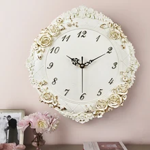 

Modern Design Vintage Wall Clock Mural Home Decoration Accessories Europe Large Digital Needle Circular Clock Handicraft Artwork