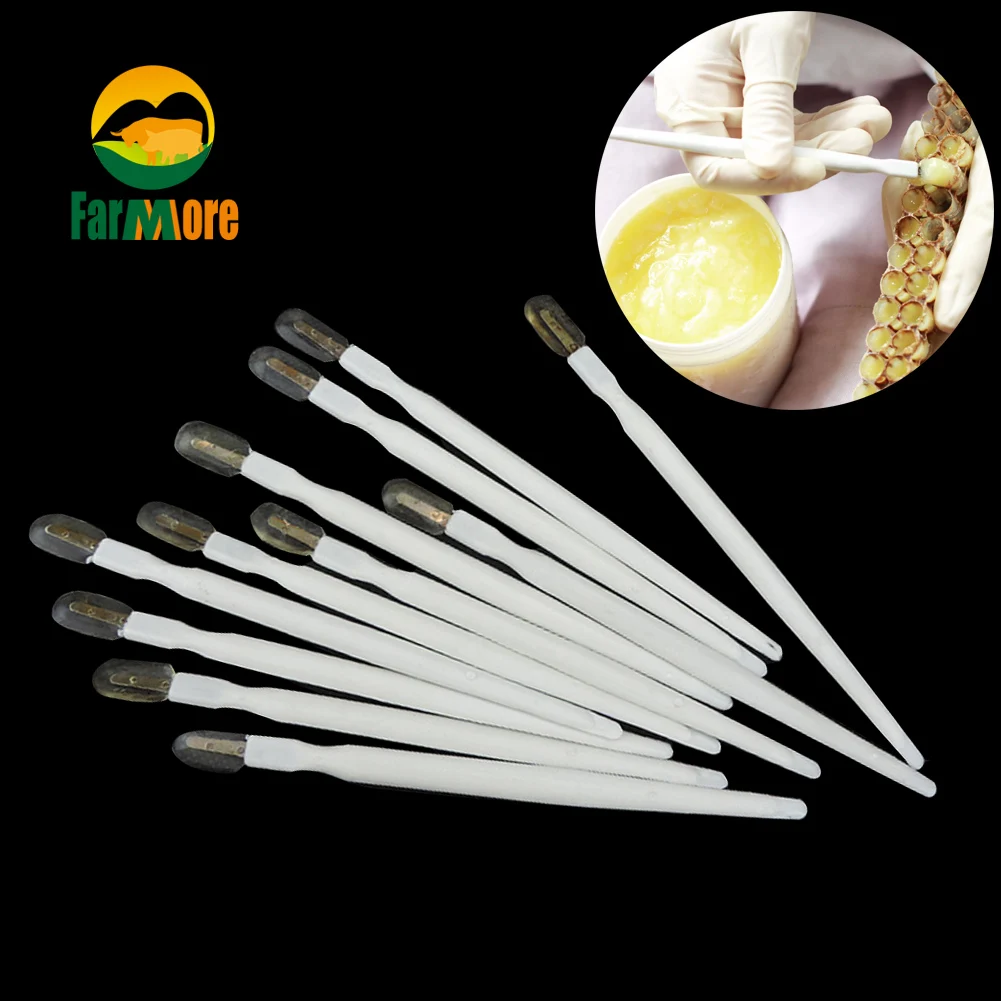

20pcs Beekeeping Tools Take the pulp pen Royal Jelly The second generation squeegee pen pulp scraper pen bees appliances