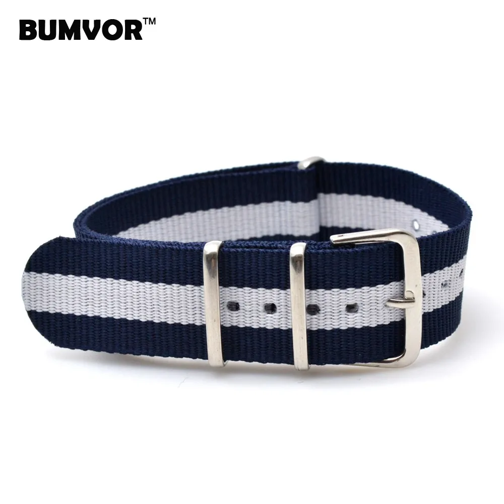 

Popular New 2014 Watch 18 mm Army Navy White Military nato fabric Woven Nylon watchband Strap Band Buckle belt 18mm accessories