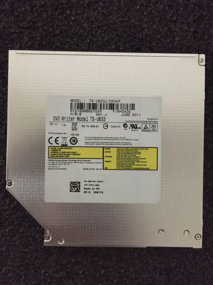 Ультра-тонкий серийный DVD горелка SATA порт TS-U633 для HL samsung GU10N GU40N GU70N U633 UJ892 7930H