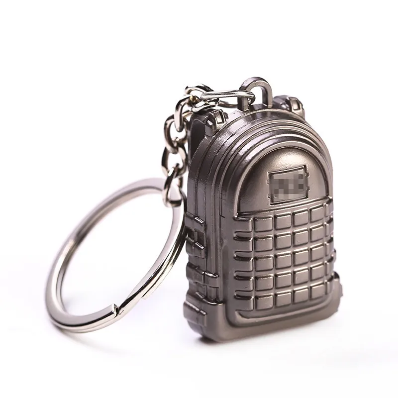 

PUBG KEYCHAIN 98k helmet armor model equipment series alloy key ring game peripheral FPS game fan gift