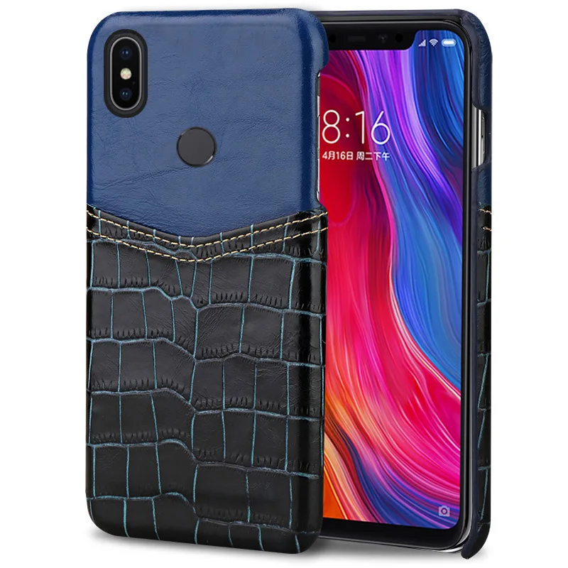 Чехол для Xiaomi Mi 5s телефона 6 8 9 A1 A2 lite Max 2 3 Mix 2s чехол с текстурой крокодила Redmi Note 4 4X