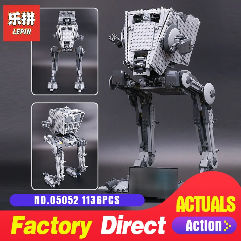 

Lepin 05052 star at-st walker Robot Model Building Kits Blocks Bricks Toys ForBoys 75153 10174 educational toys LegoINGlys Wars
