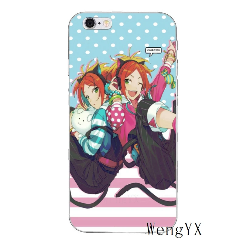 Tup мягкий чехол для iPhone XR X XS Max 8 7 6s 6 plus SE 5S 5c 5 iPod Touch - Цвет: Ensemble-Stars-A-04