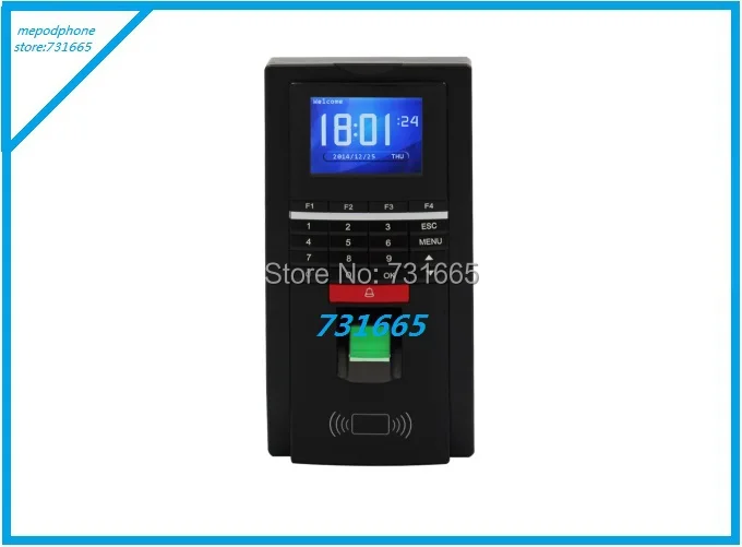 

New arrival color screen TCP/IP fingerprint access control with RFID card reader replace F20 realand MF131