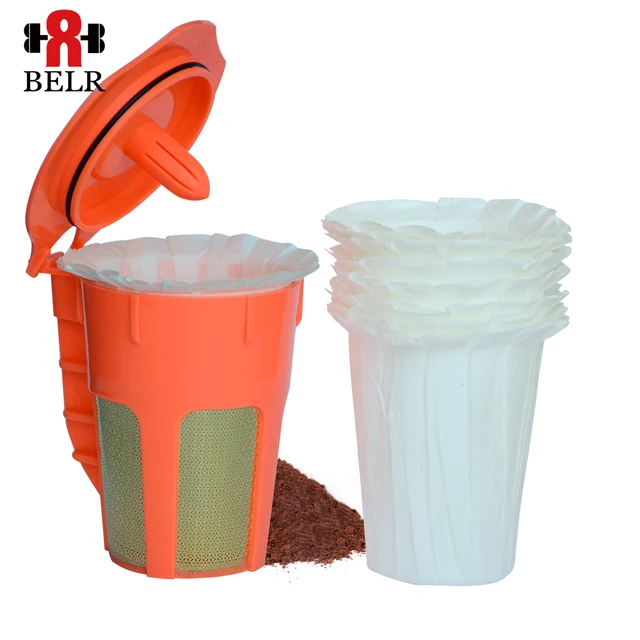 Best Offers 50/100PCS Disposable Paper Filters Cups K-Cup 2.0 1.0 Fit For Keurig Coffee Machine Coffee Capsule Cup 