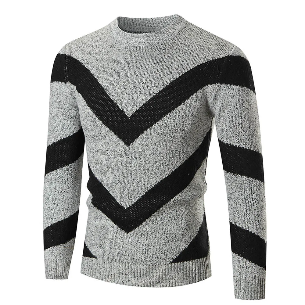 Повседневный мужской весенне-осенний тонкий свитер модный мужской вязаный свитер с высоким воротом мягкие теплые пуловеры для мальчиков OCTT12