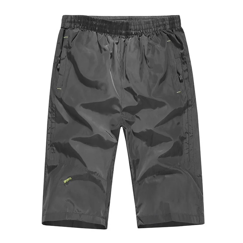 NEW 2019 Summer Printed Knee Length Cargo Casual Thin loose beach Quick Drying Zipper pocket Sea Board Shorts Men plus size 5XL NEW 2019 Summer Printed Knee Length Cargo Casual Thin loose beach Quick Drying Zipper pocket Sea Board Shorts Men plus size 5XL