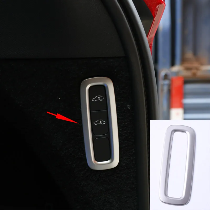 

Free Shipping Car Styling Stainless Steel Sticker Car Body Lift Adjust Button Switch Frame Cover Trim For VOLVO 2016 2019 XC90