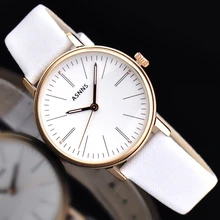 Lady watch fashion couple of tables luminous waterproof leather belt watch quartz watch female watch