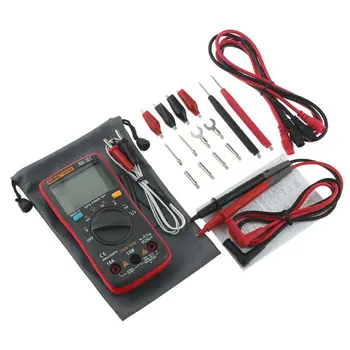 

AN8002 Digital Multimeter LCD Display 6000 Counts Backlight AC/DC Ammeter Voltmeter Ohm Meter Tester
