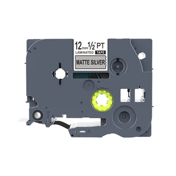 

1PCS PUTY 12mm Black On Matt Silver TZe-M931 tzM931 TZ-M931 label tape compatible for PT1000 D210 H110 E110 PTouch label printer