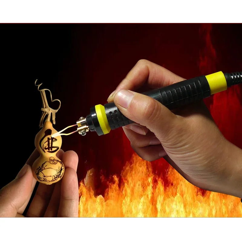 

LY 25W anti-skid solder draw pyrograph kit with high resistence tip 10 pcs 220V EU or 110V US plug