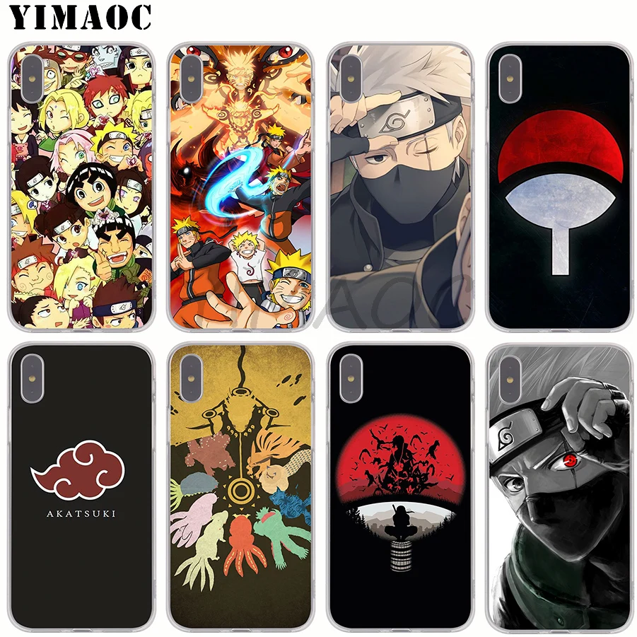 YIMAOC Naruto Soft Silicone Phone Case for Apple iPhone XS Max XR X 8 7