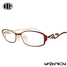 Ретро женские очки с прозрачными линзами Oculos De Grau сплав очки для глаз Цветочные оптические оправы винтажные Oculos красные очки