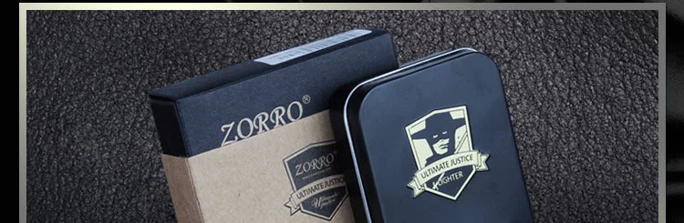 Оригинальная керосиновая Зажигалка Zorro; ветрозащитная Зажигалка из чистой меди в стиле ретро; Посылка для курения