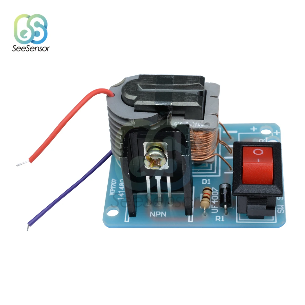 15кВ высокая частота постоянного тока Высокое напряжение дуговой зажигания Генератор Инвертор Boost повышающий трансформатор электронные Запчасти Набор DIY Kit