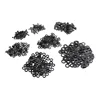 Jeu de joints de rondelle en Nylon noir, 100 pièces, M2 M2.5 M3 M4 M5 M6 M8 ► Photo 1/6