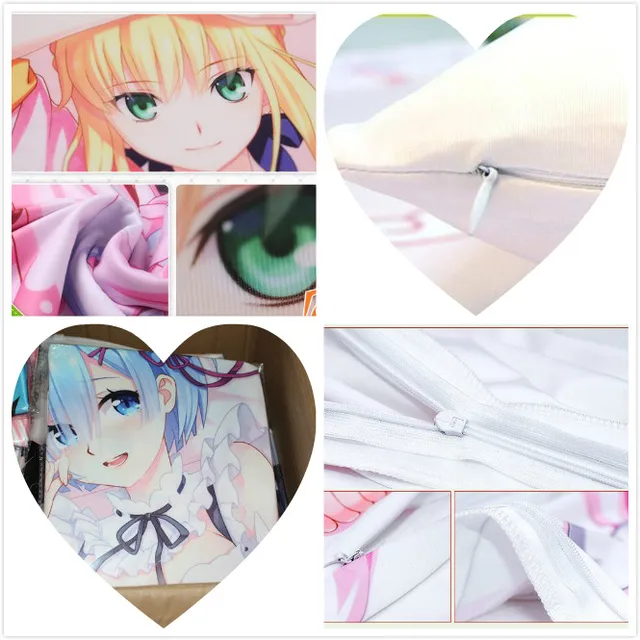 Custom Zero Two Anime Hugging pillowcase DARLING in the FRANXX  1