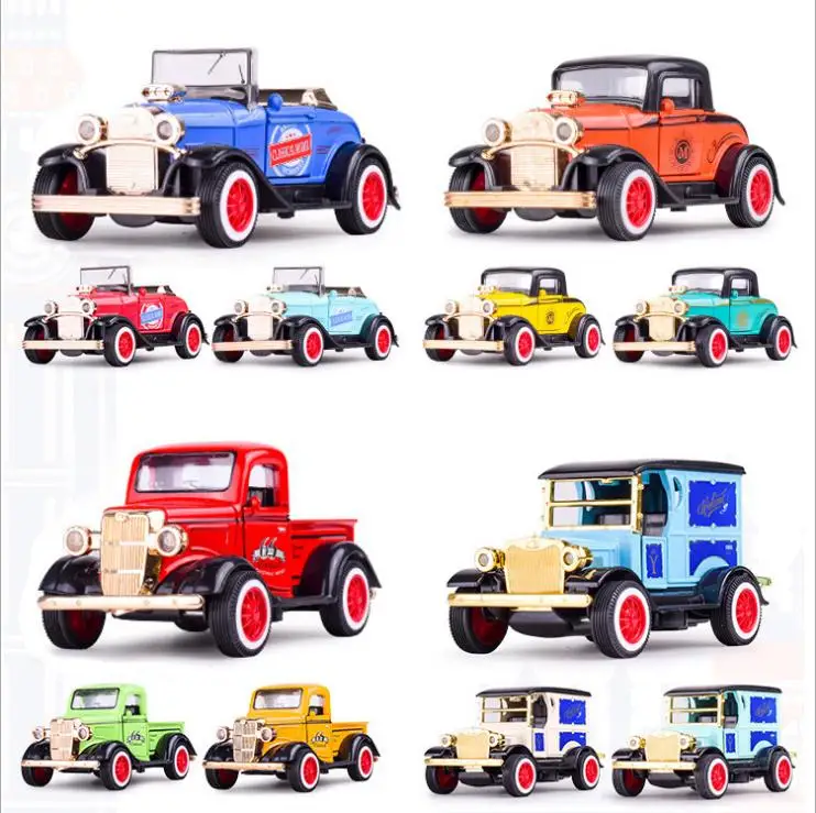 1 36 high imitation font b Ford b font pickup convertible model car alloy pull back