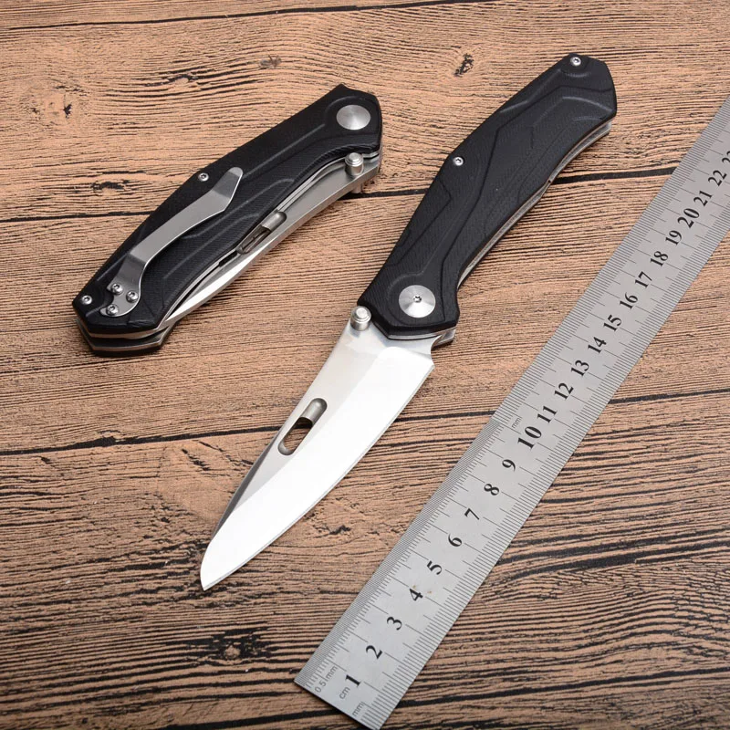 

NEW folding knife D2 blade G10 handle outdoor camping hunting Pocket knife survival tactical Utility knives EDC hand toos