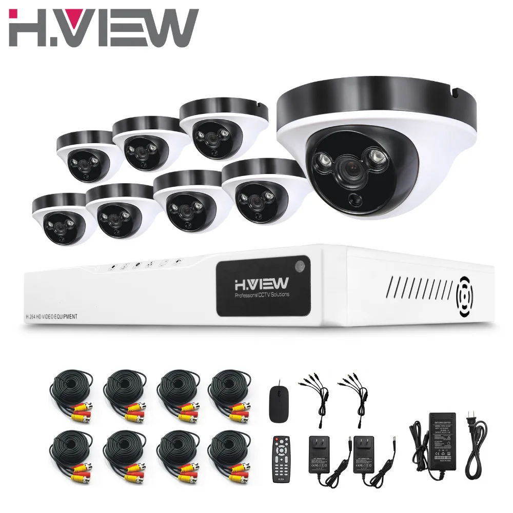 1080P HD Outdoor CCTV Security Camera System 1080N Home Video Surveillance DVR Kit 16 CH 1080P HDMI Output cctv camera system