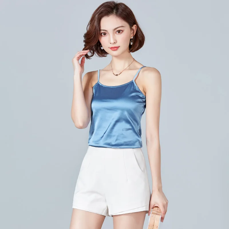 Черный укороченный топ Женская майка Roupas Slik летние топы женские без рукавов